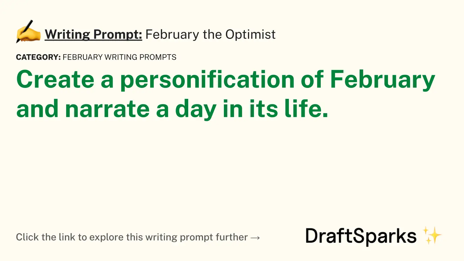 February the Optimist