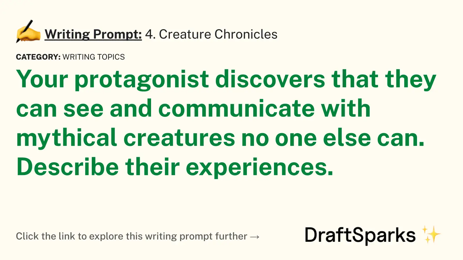 4. Creature Chronicles