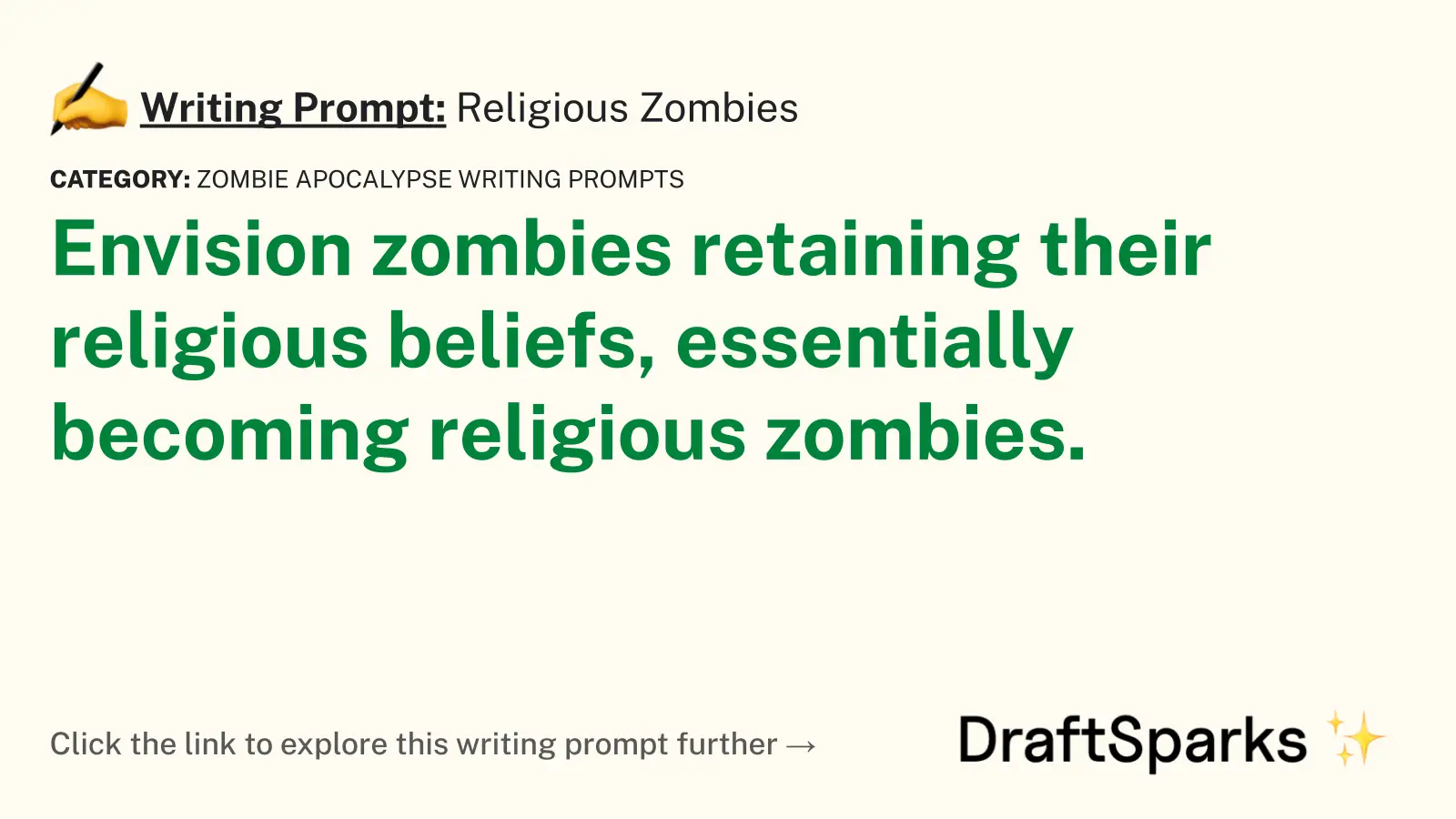 Religious Zombies