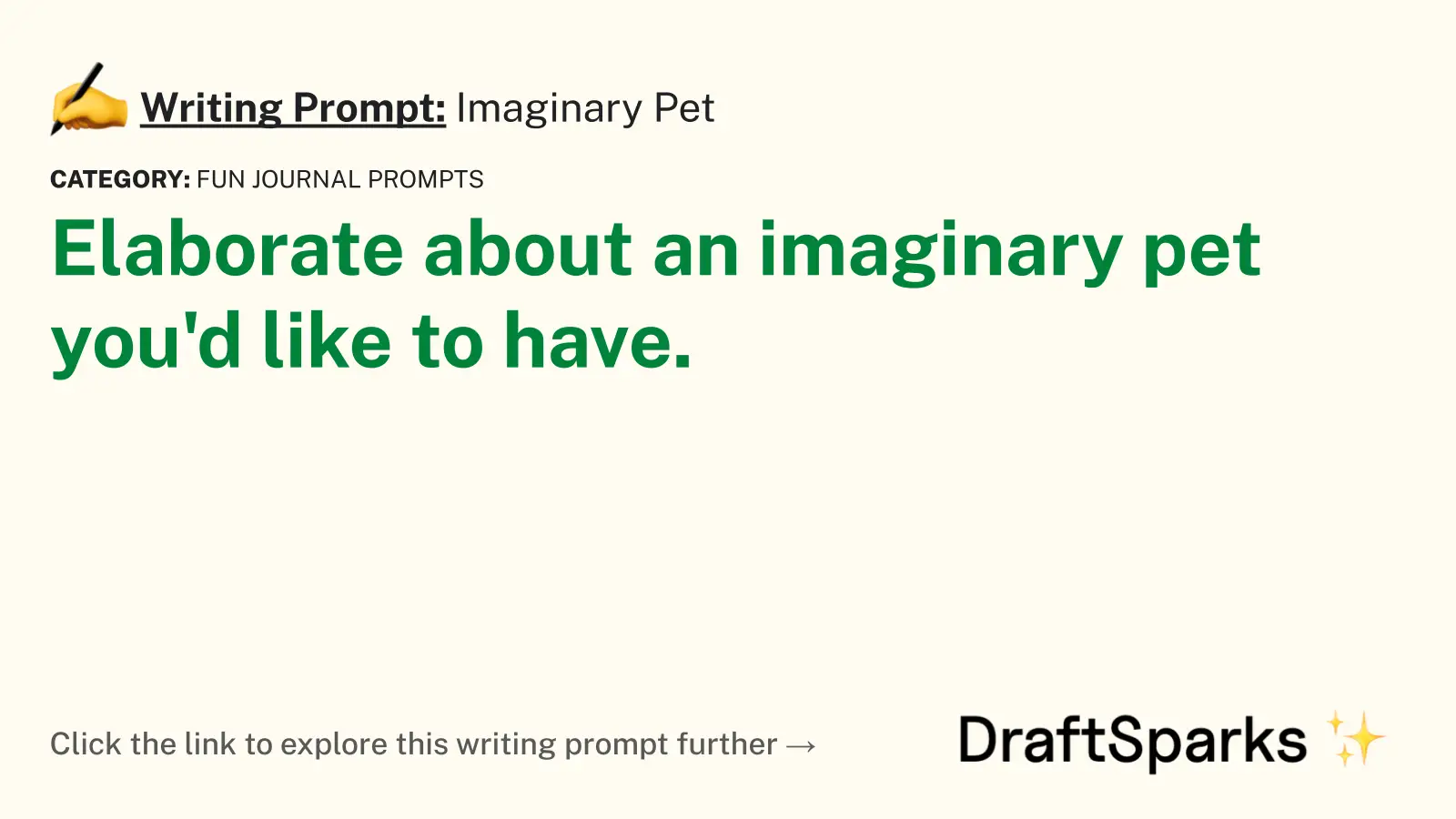 Imaginary Pet