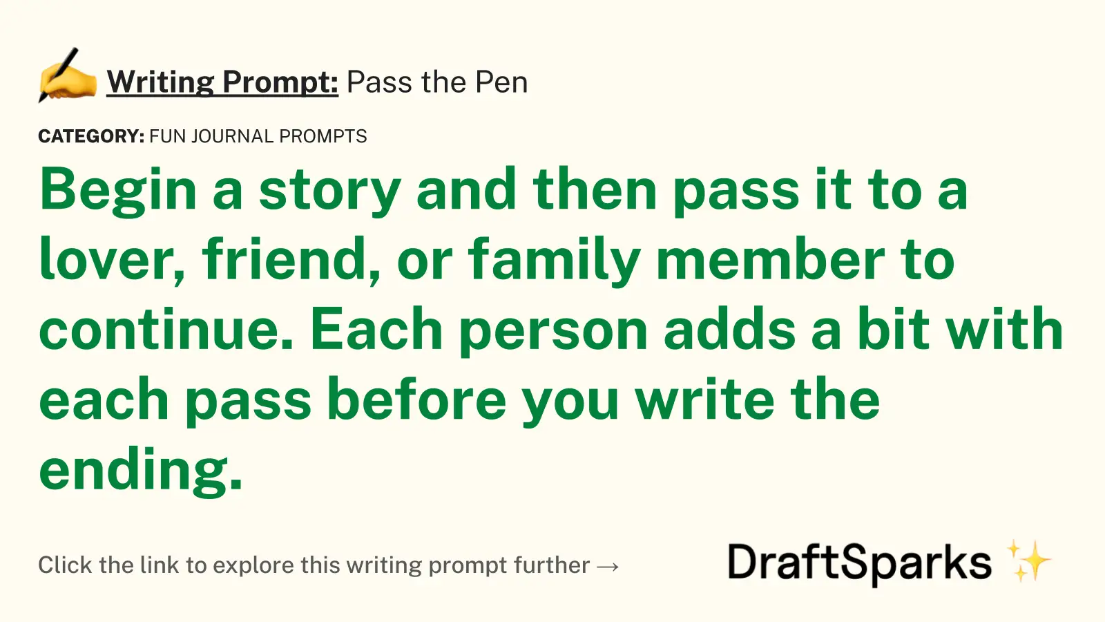 Pass the Pen