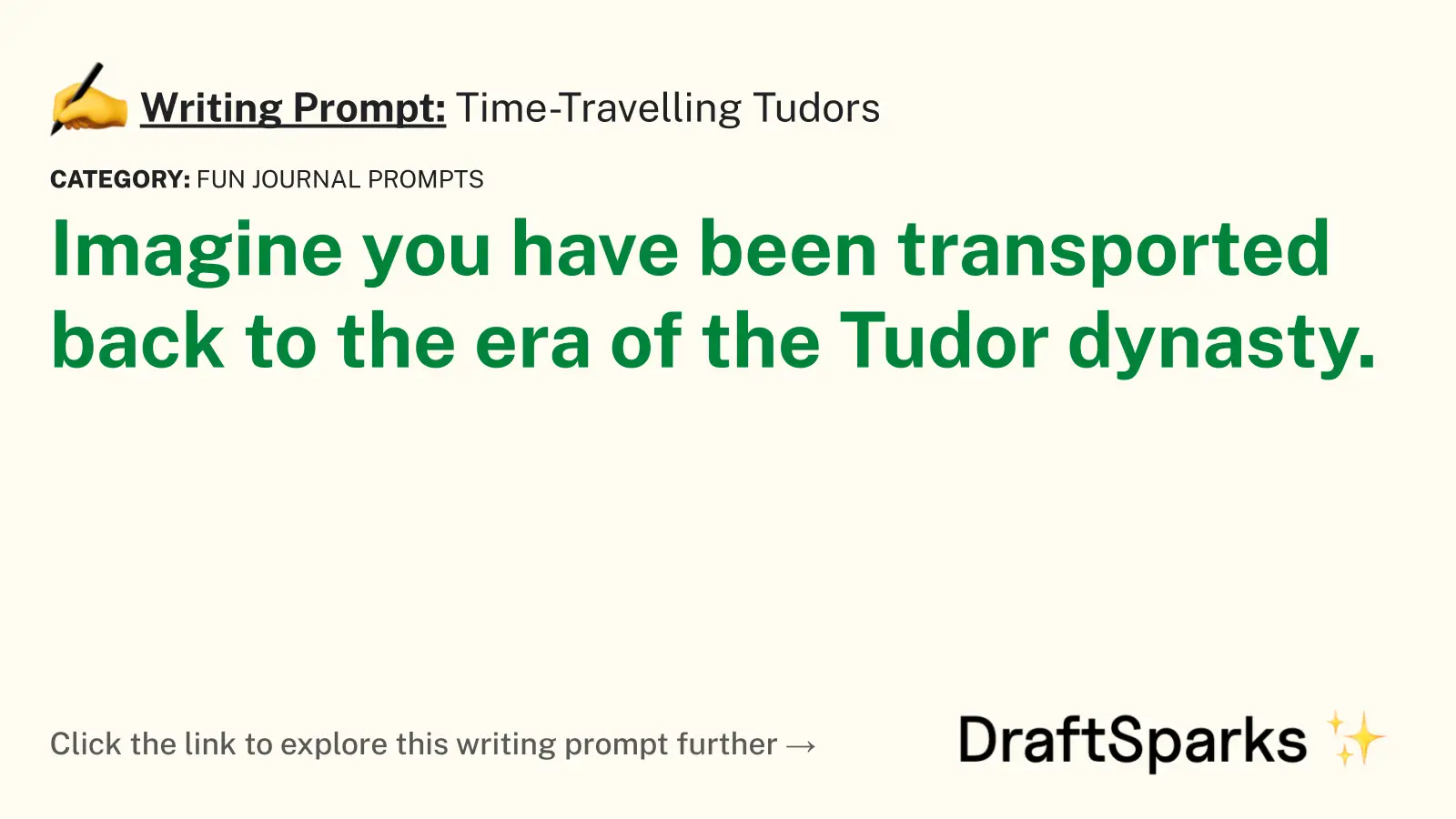 Time-Travelling Tudors