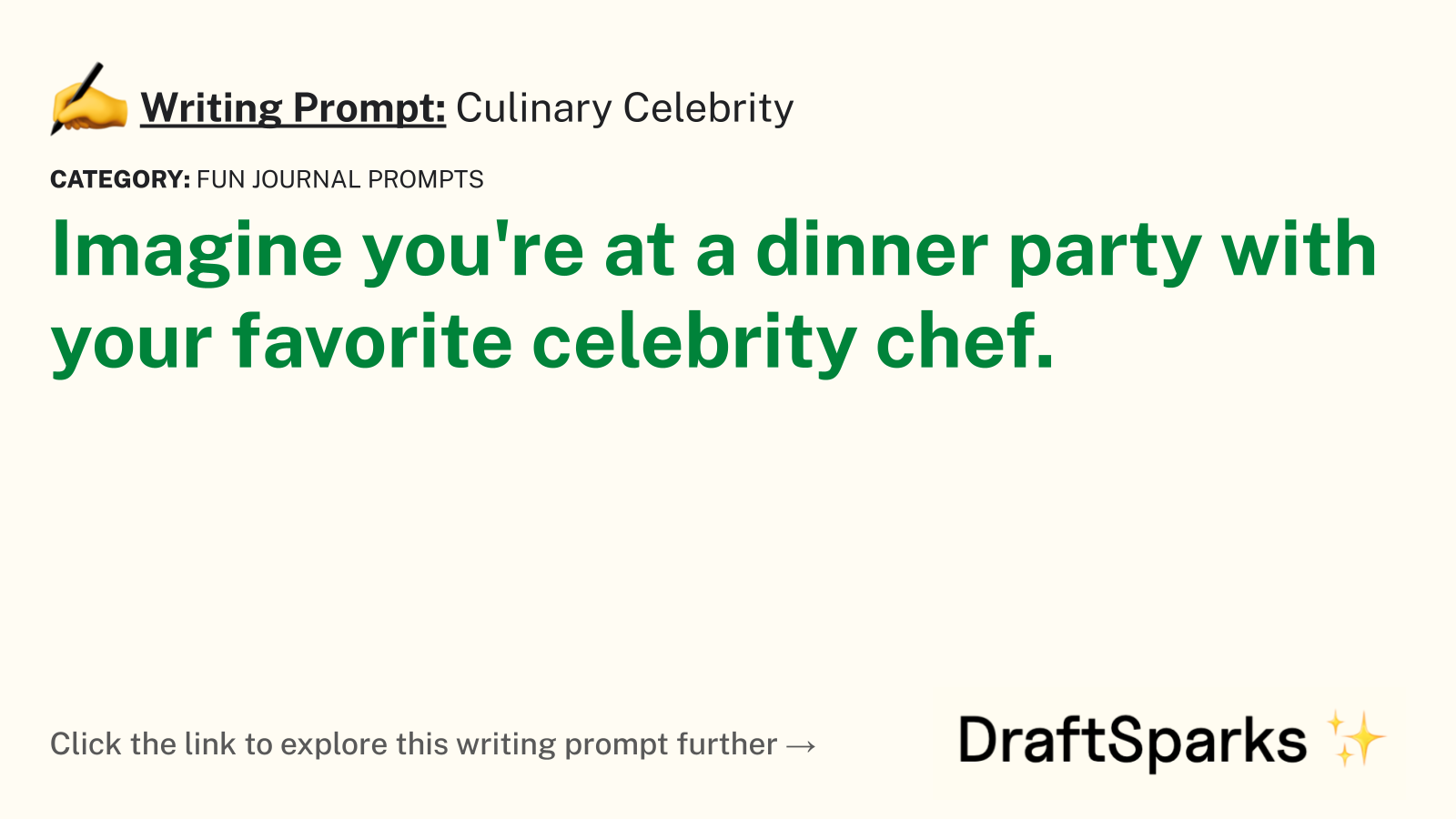 Culinary Celebrity