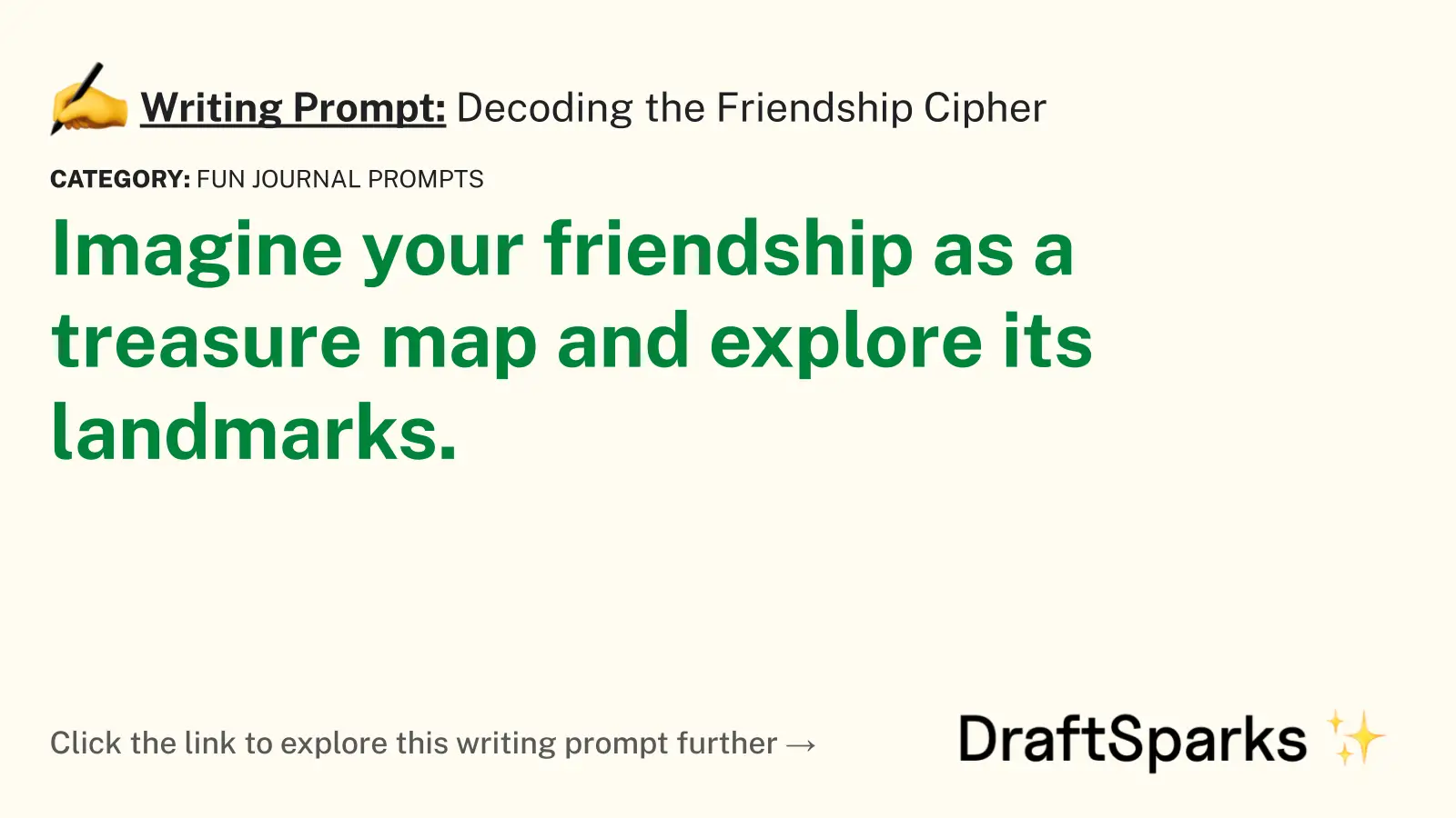 Decoding the Friendship Cipher
