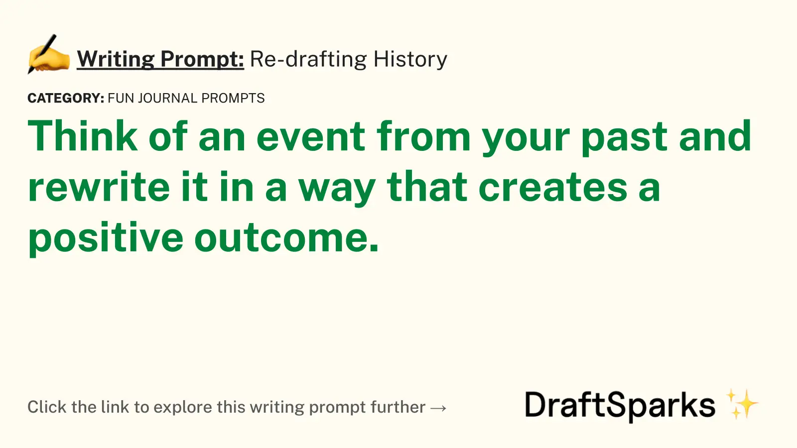 Re-drafting History