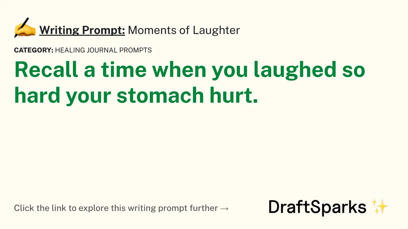 Moments of Laughter