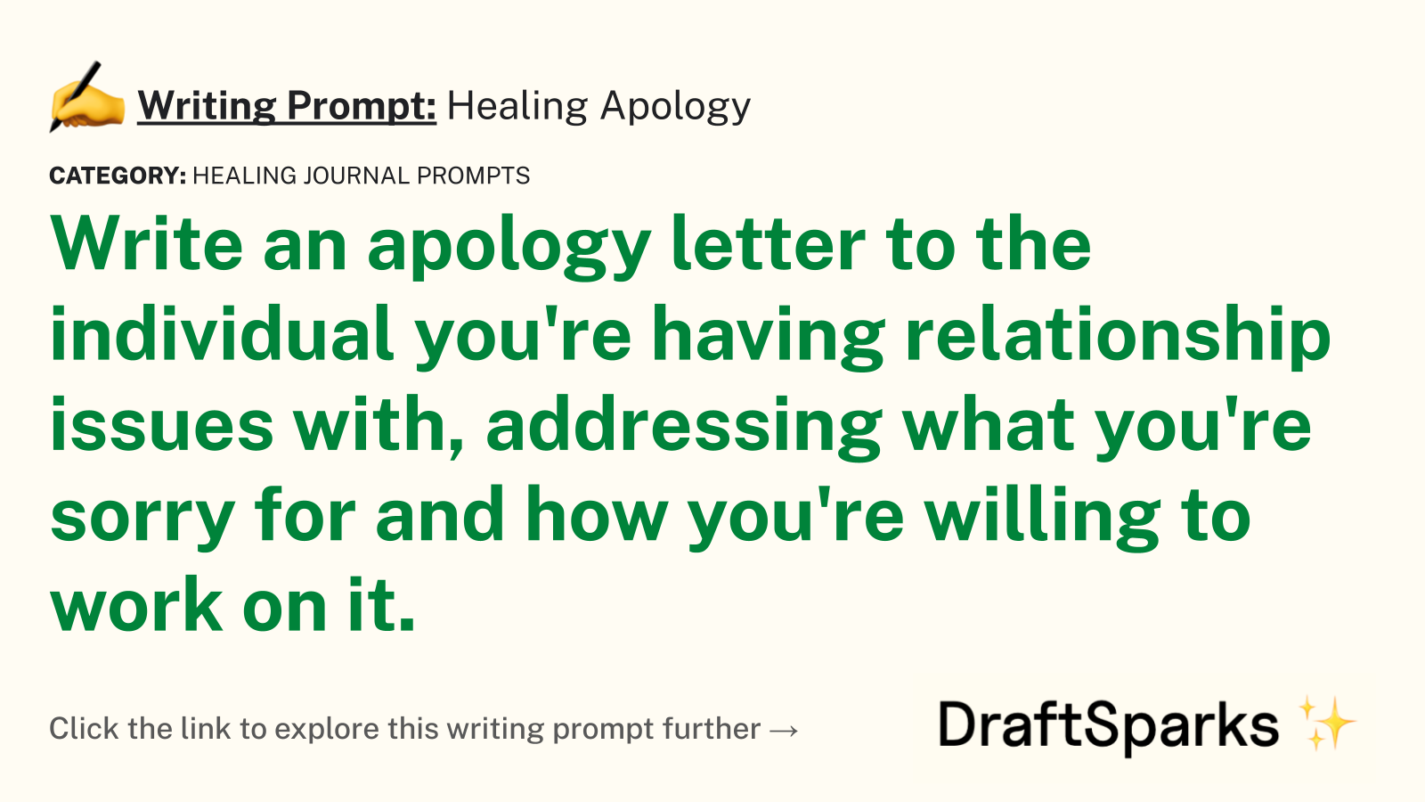 Healing Apology