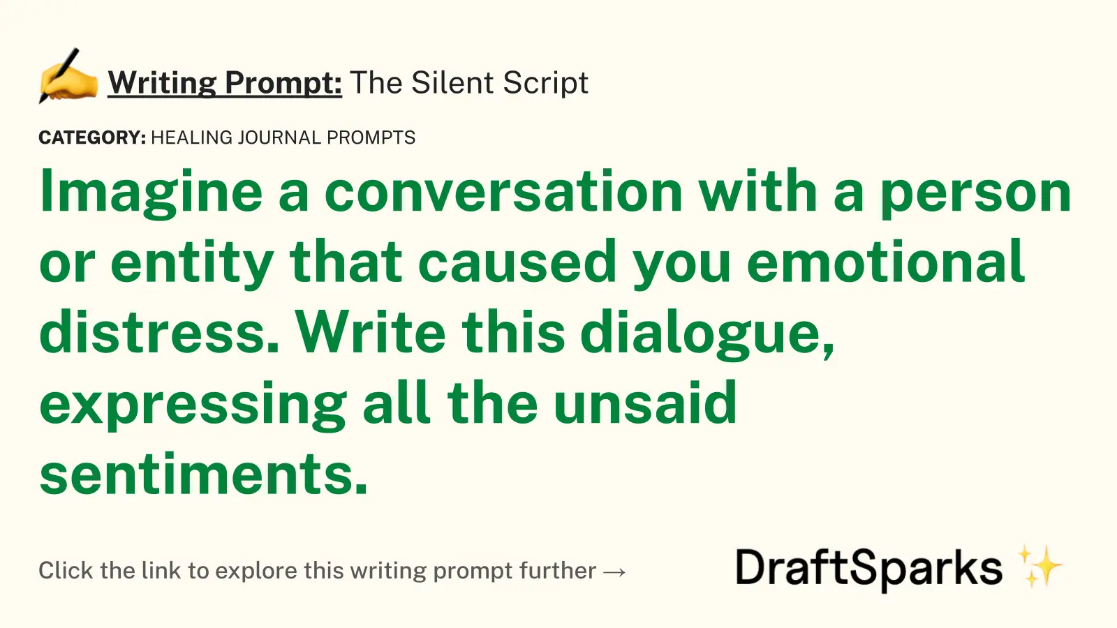 The Silent Script
