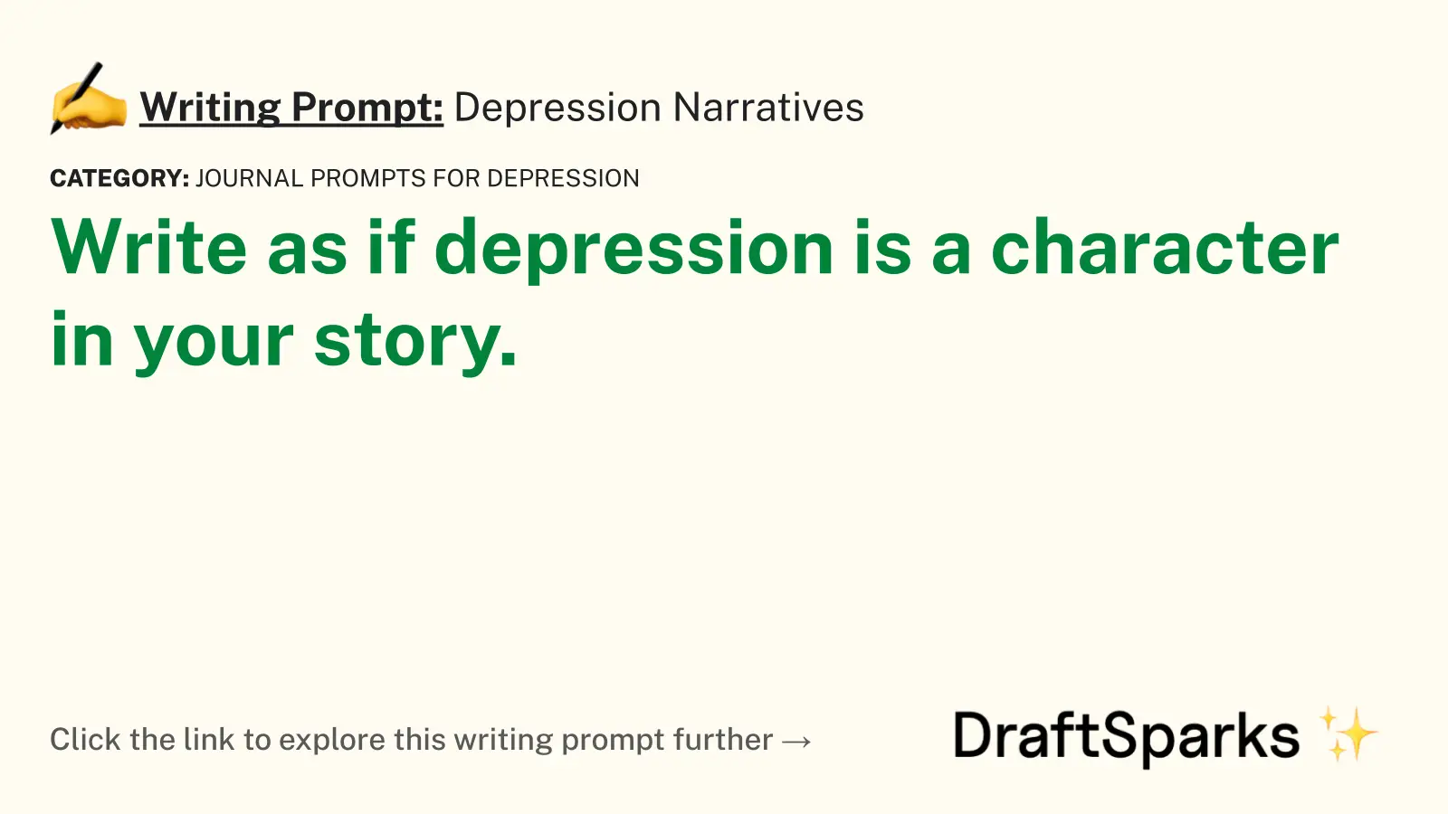 Depression Narratives