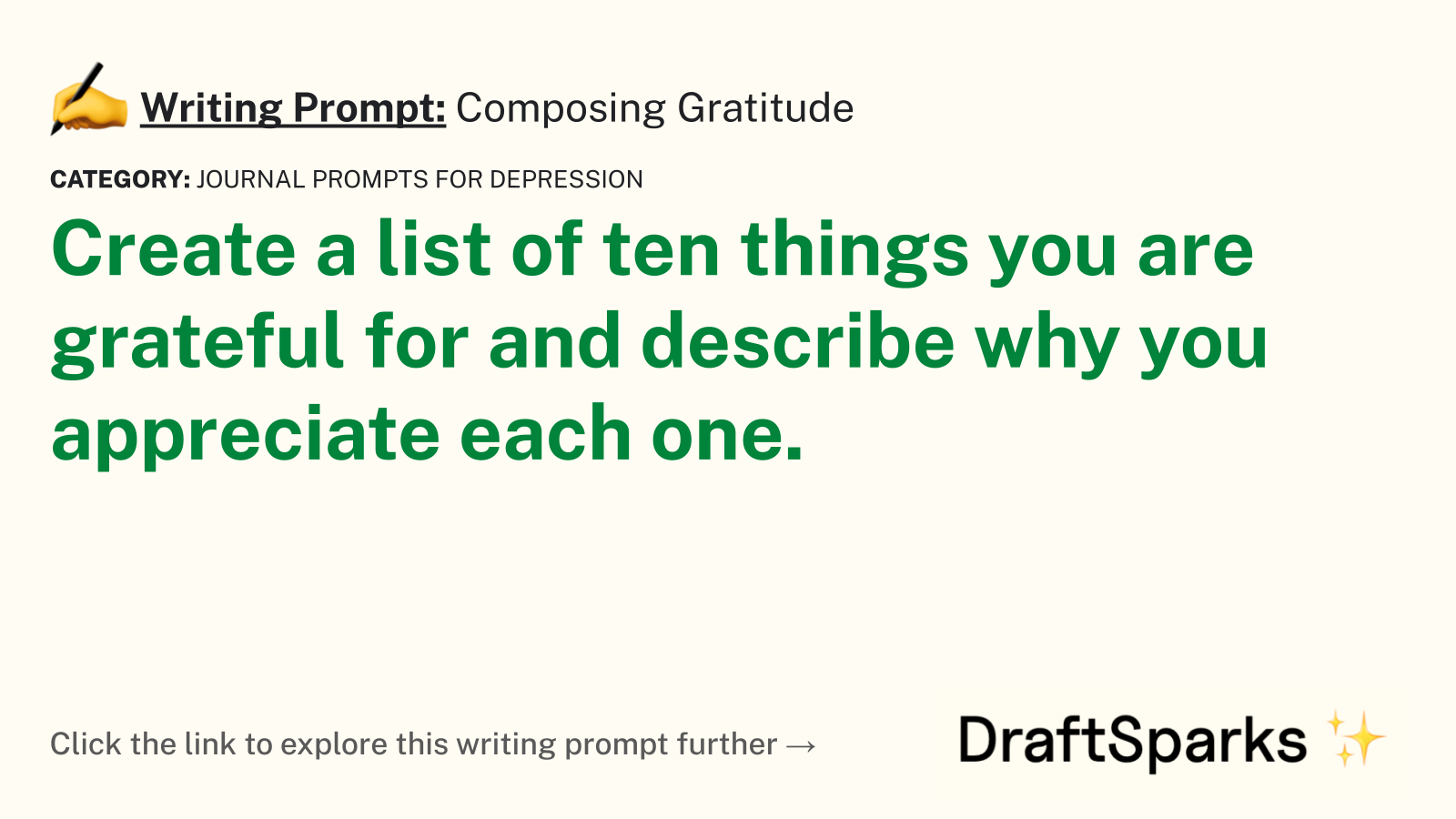 Composing Gratitude