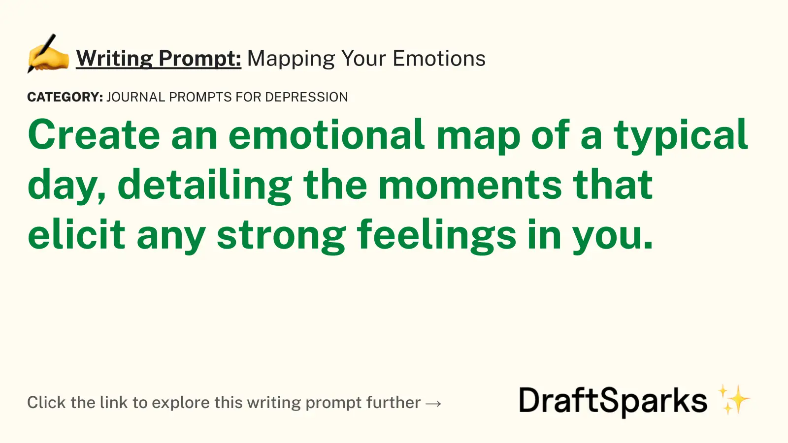 Mapping Your Emotions