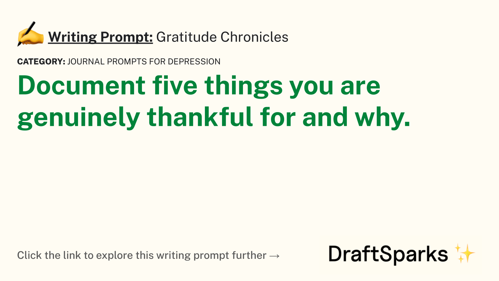 Gratitude Chronicles