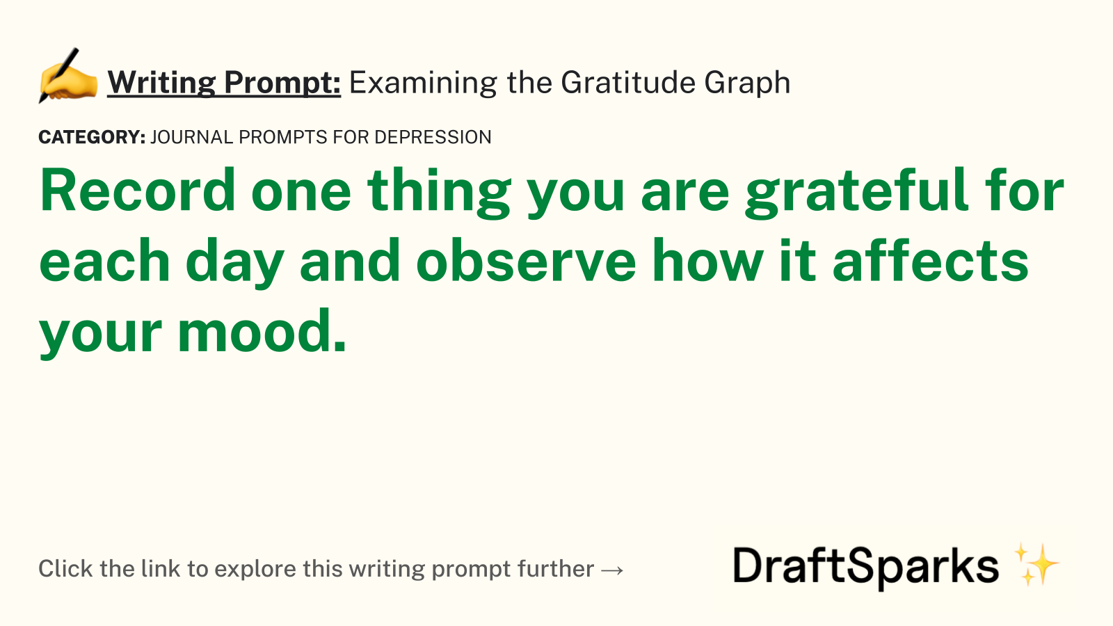 Examining the Gratitude Graph