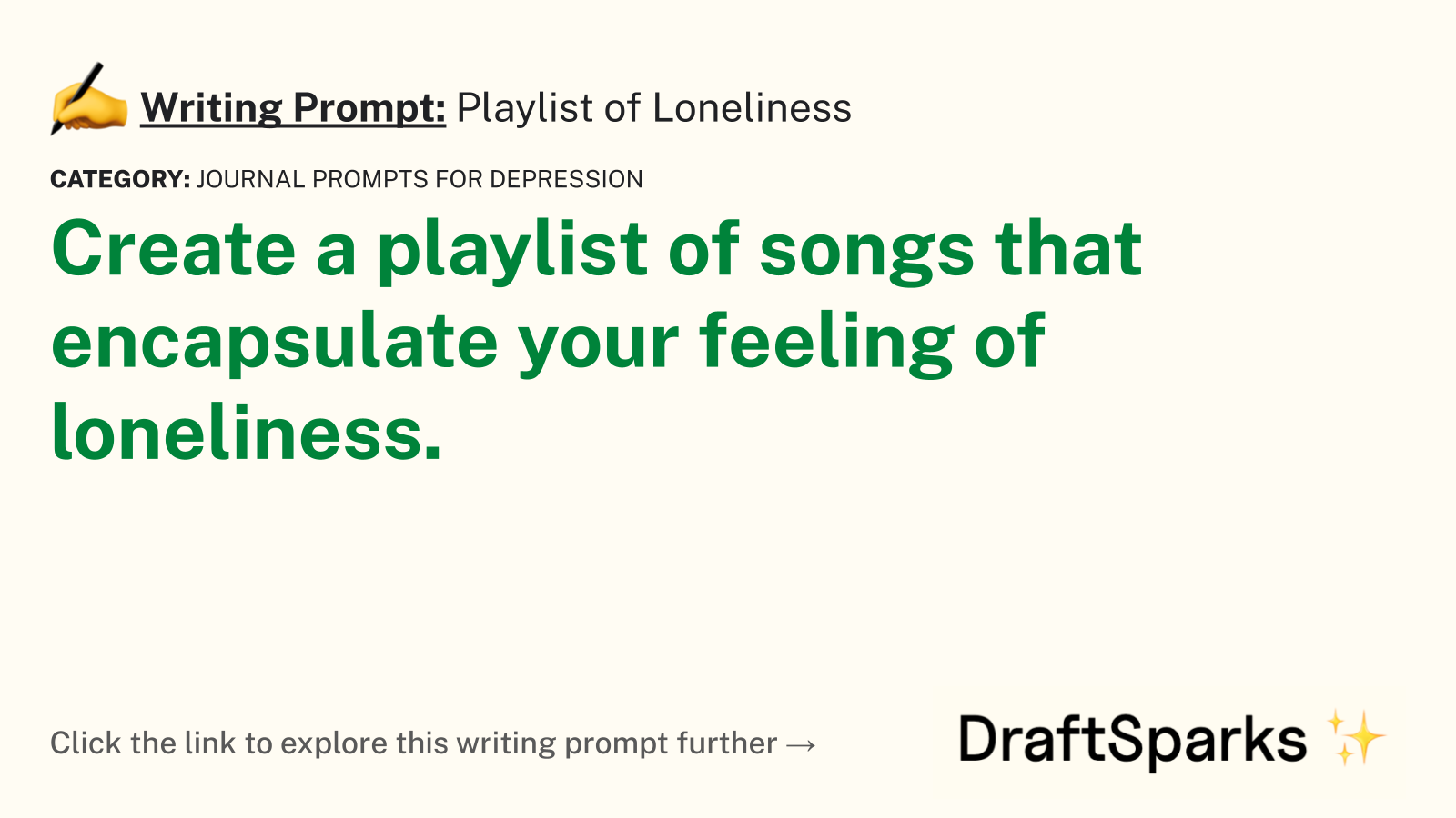 Playlist of Loneliness