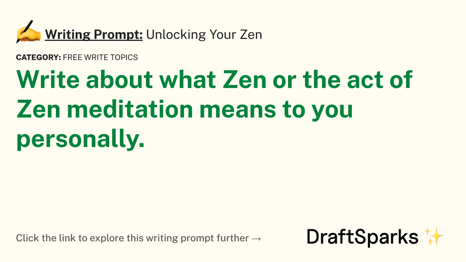 Unlocking Your Zen
