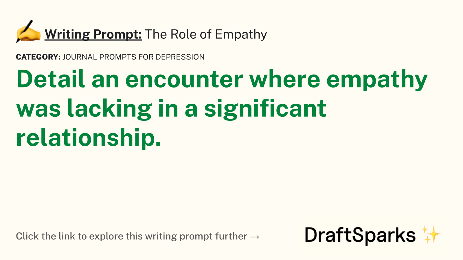 The Role of Empathy