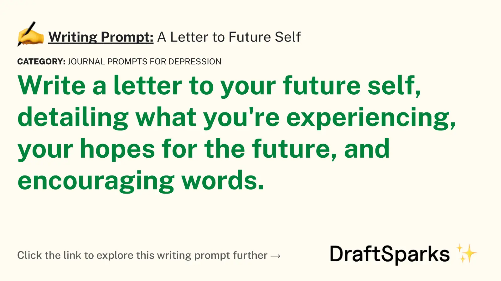 A Letter to Future Self