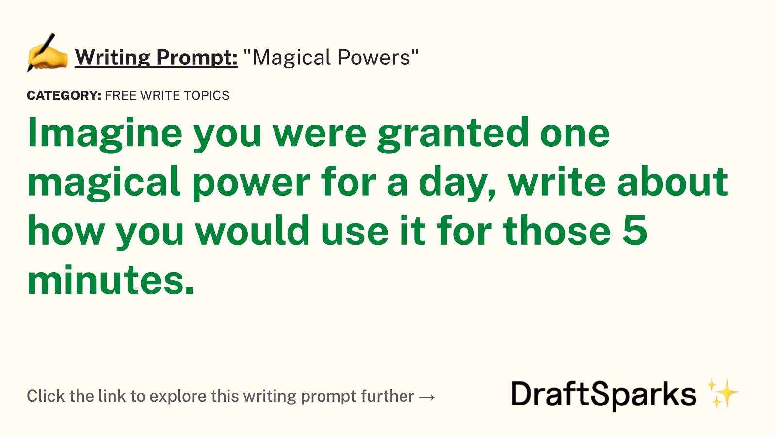 “Magical Powers”