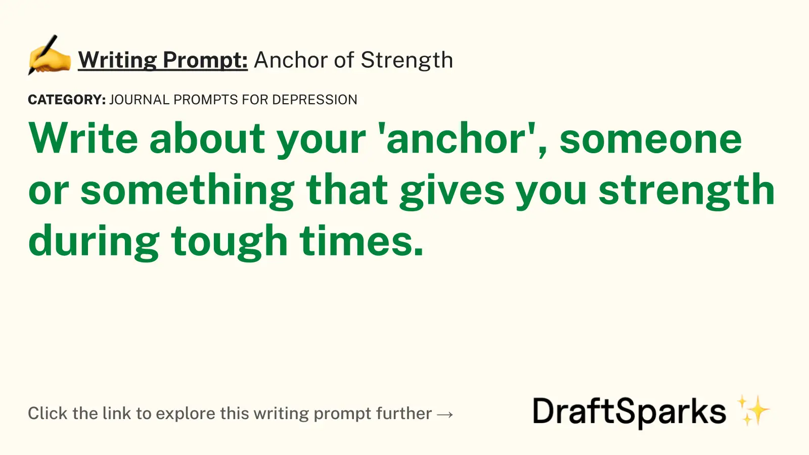 Anchor of Strength
