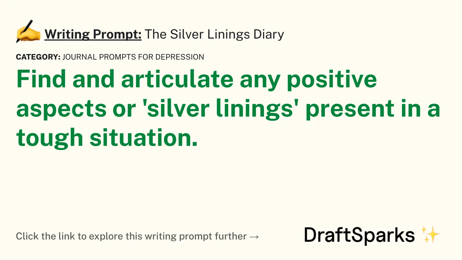 The Silver Linings Diary