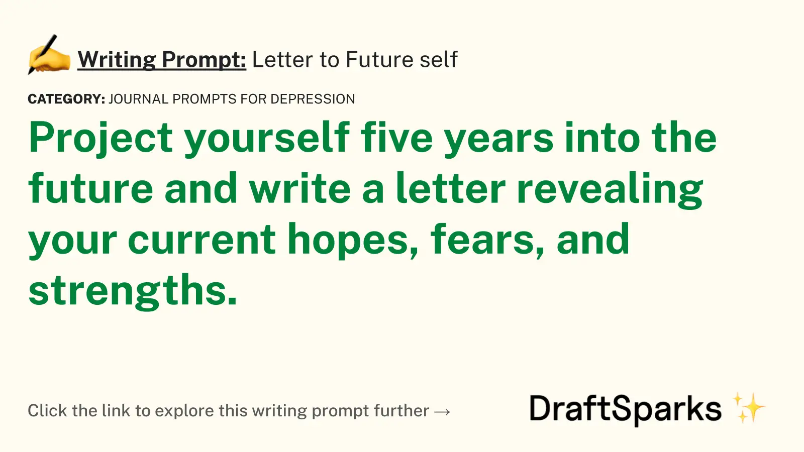 Letter to Future self