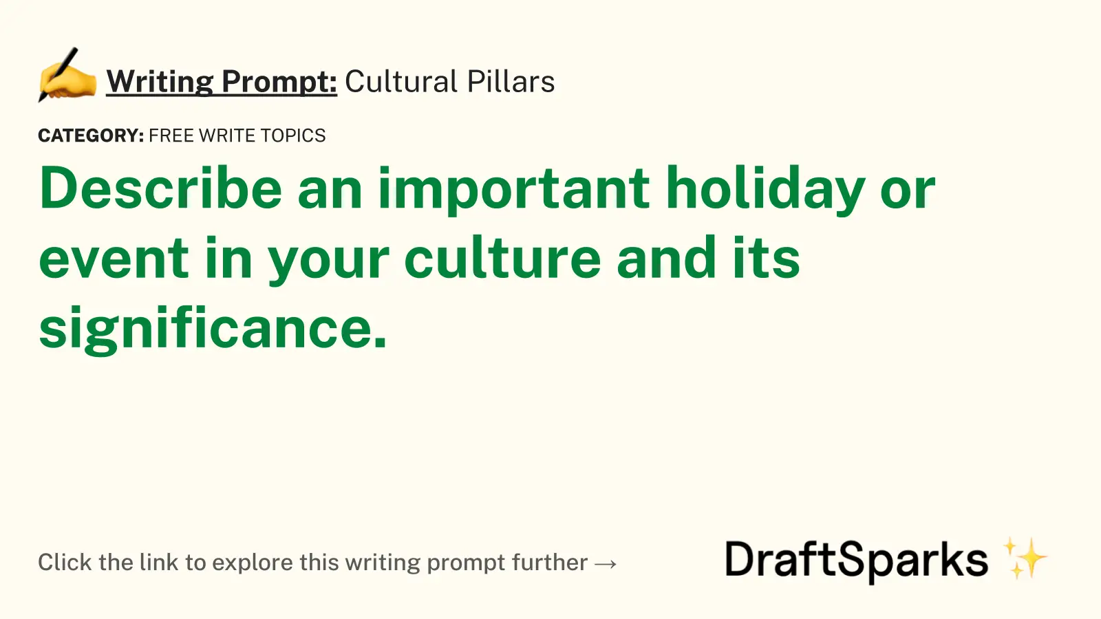 Cultural Pillars