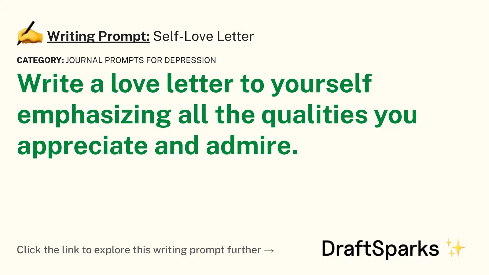 Self-Love Letter
