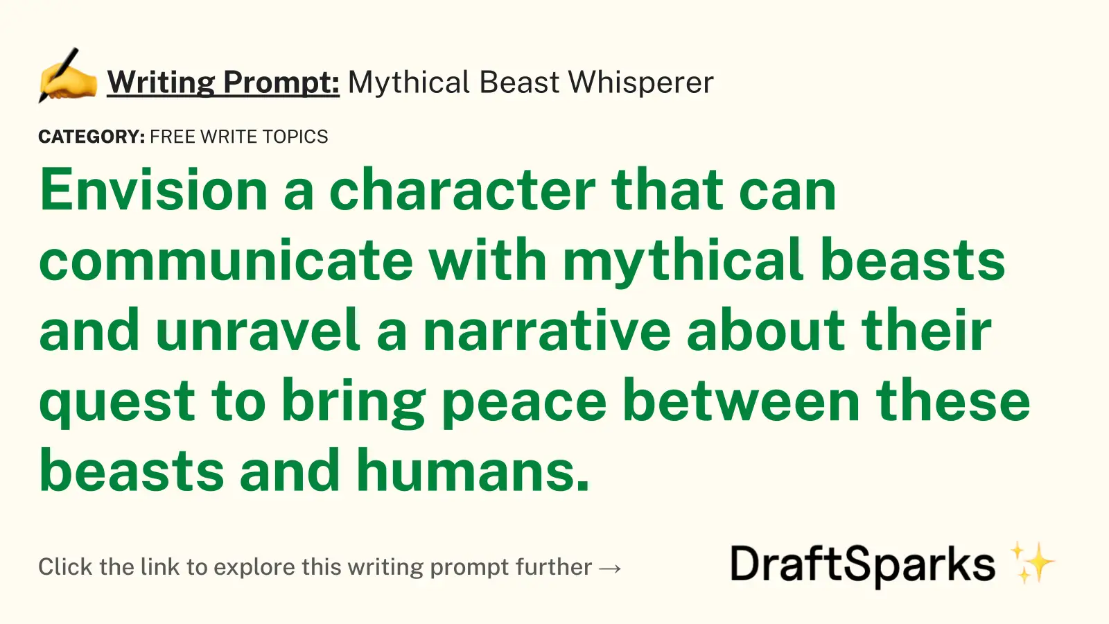 Mythical Beast Whisperer