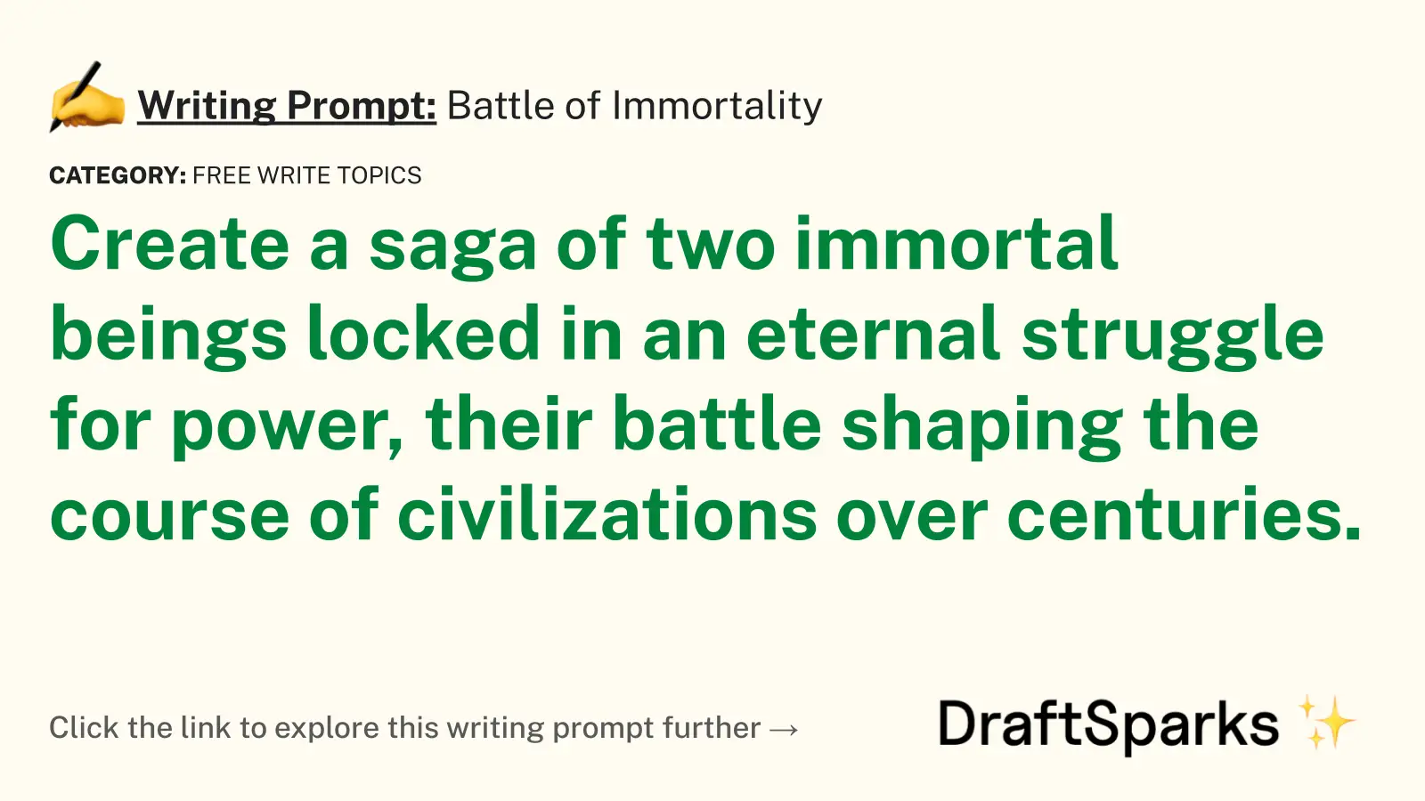 Battle of Immortality