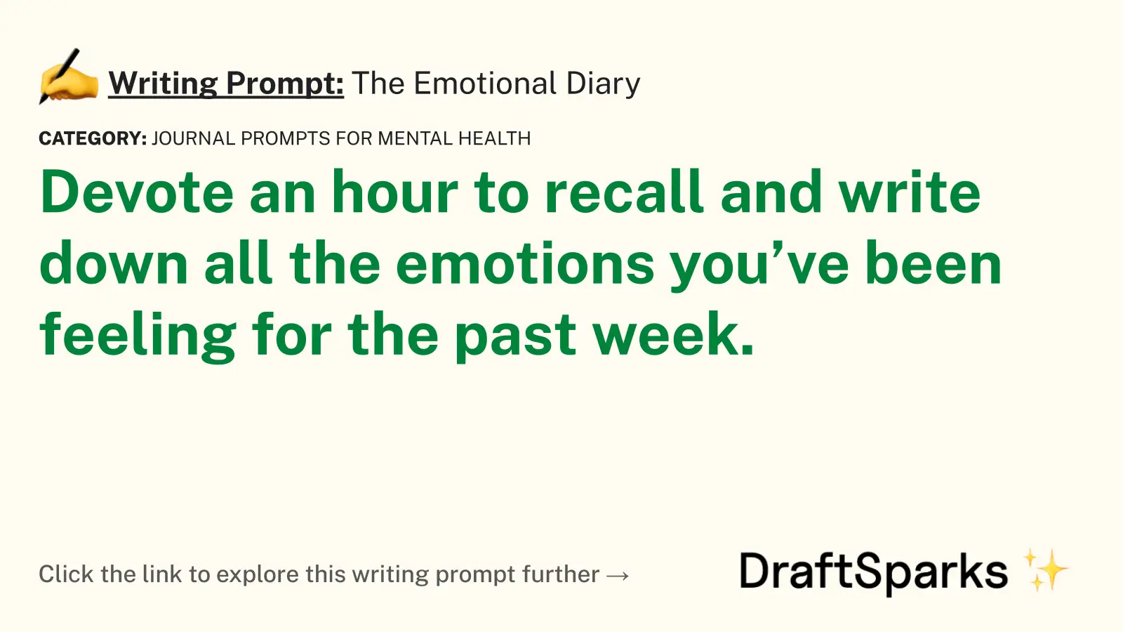 The Emotional Diary