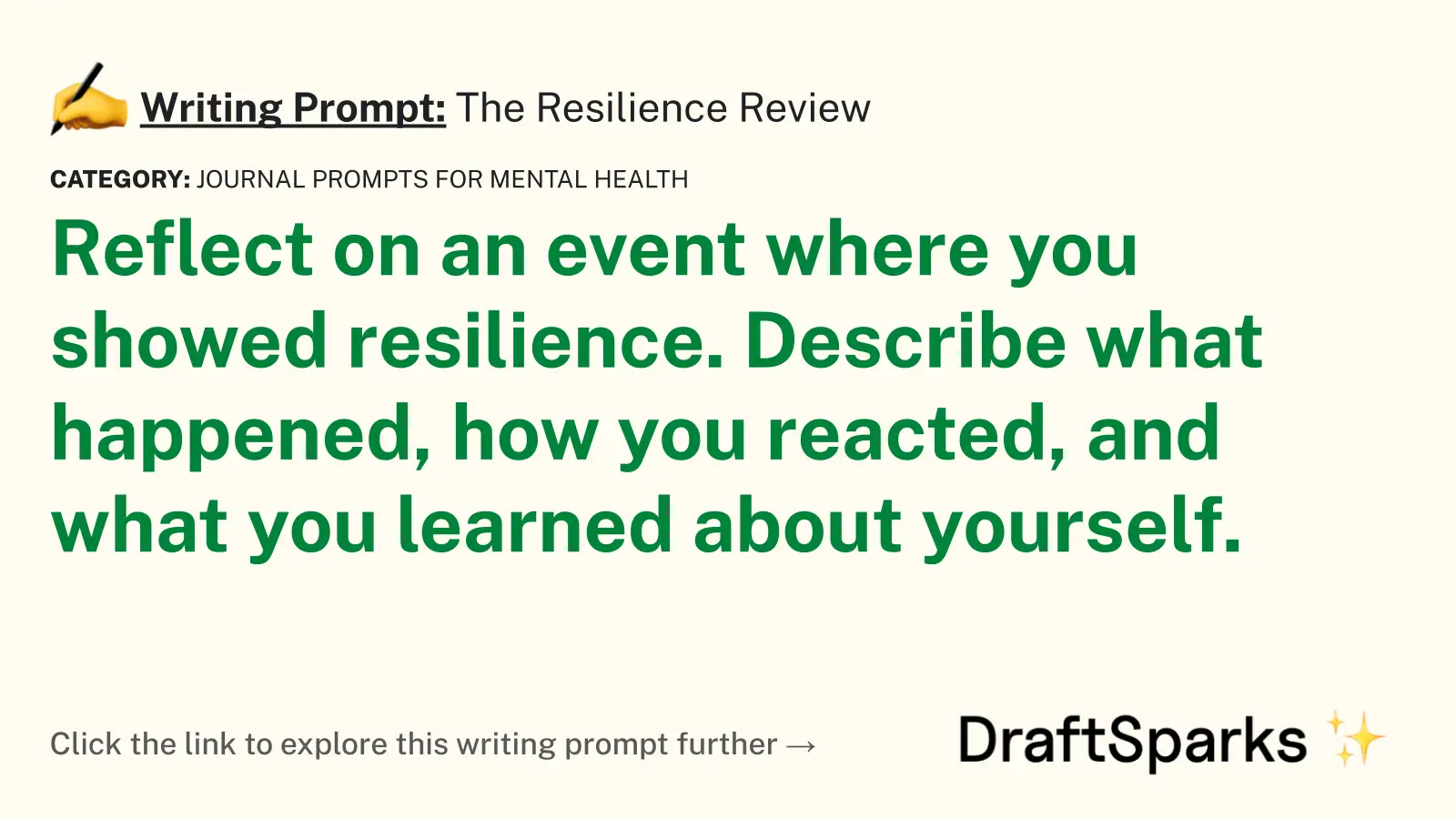 The Resilience Review