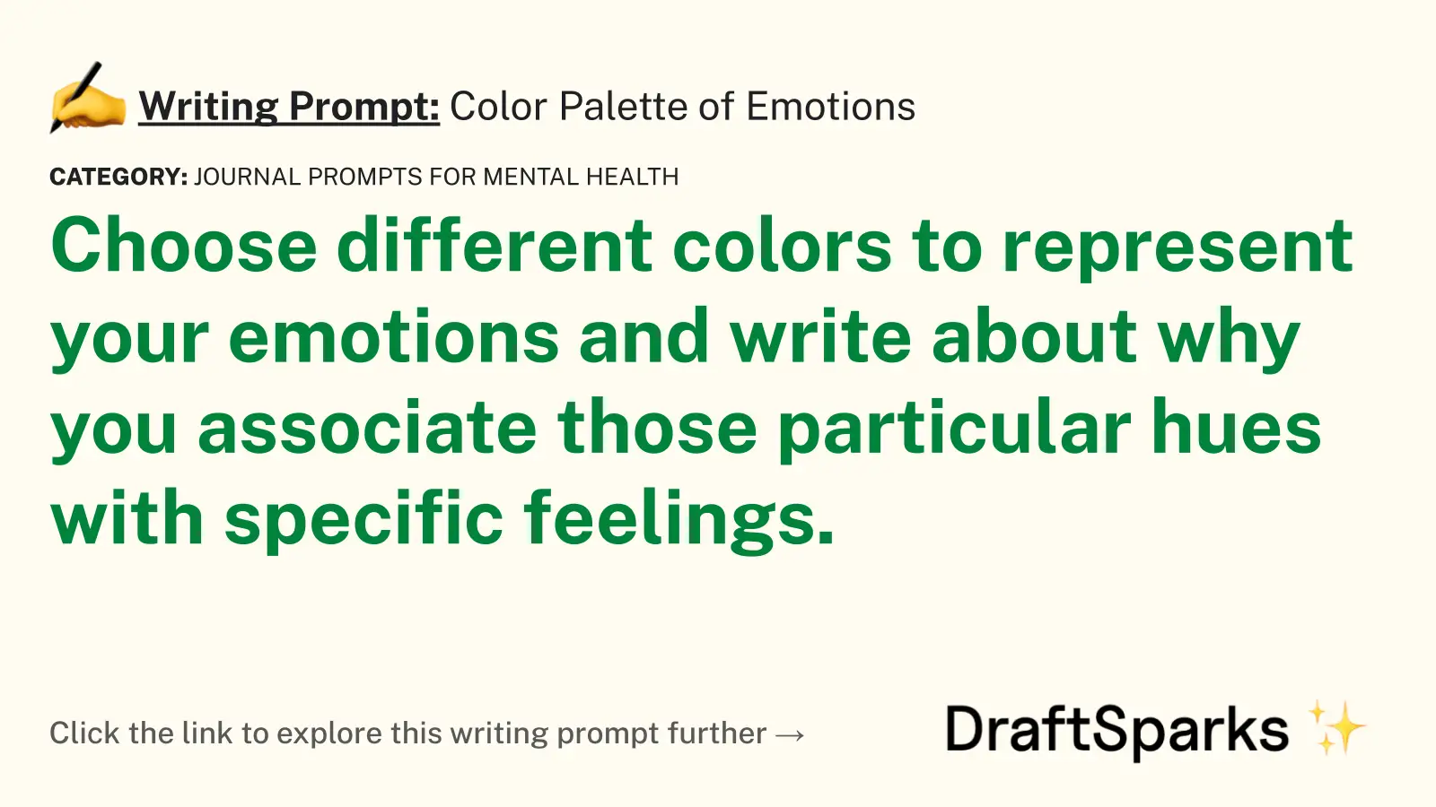 Color Palette of Emotions