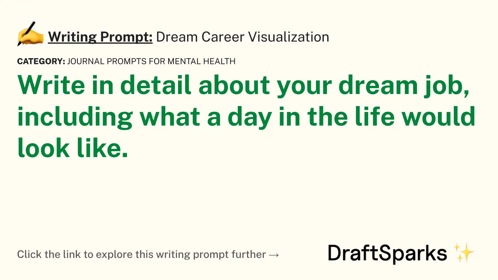Dream Career Visualization