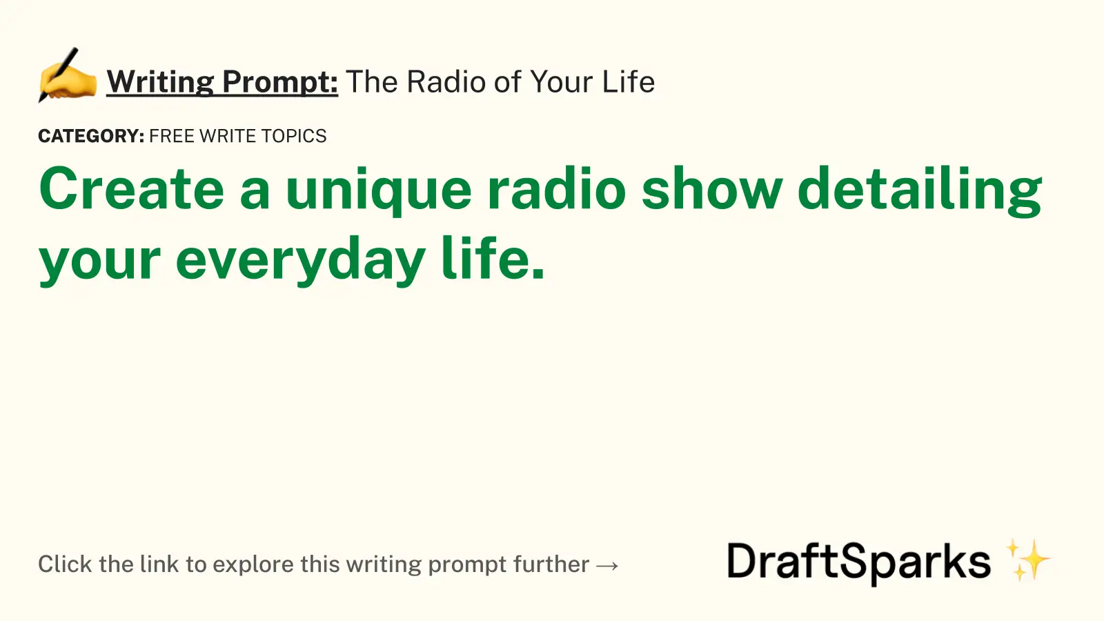 The Radio of Your Life