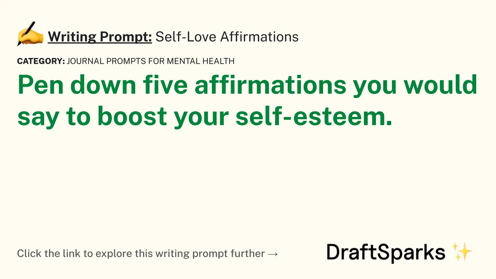 Self-Love Affirmations