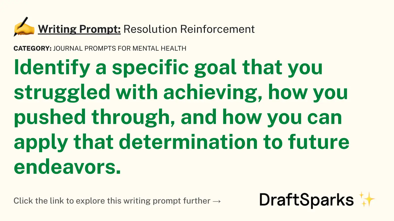 Resolution Reinforcement