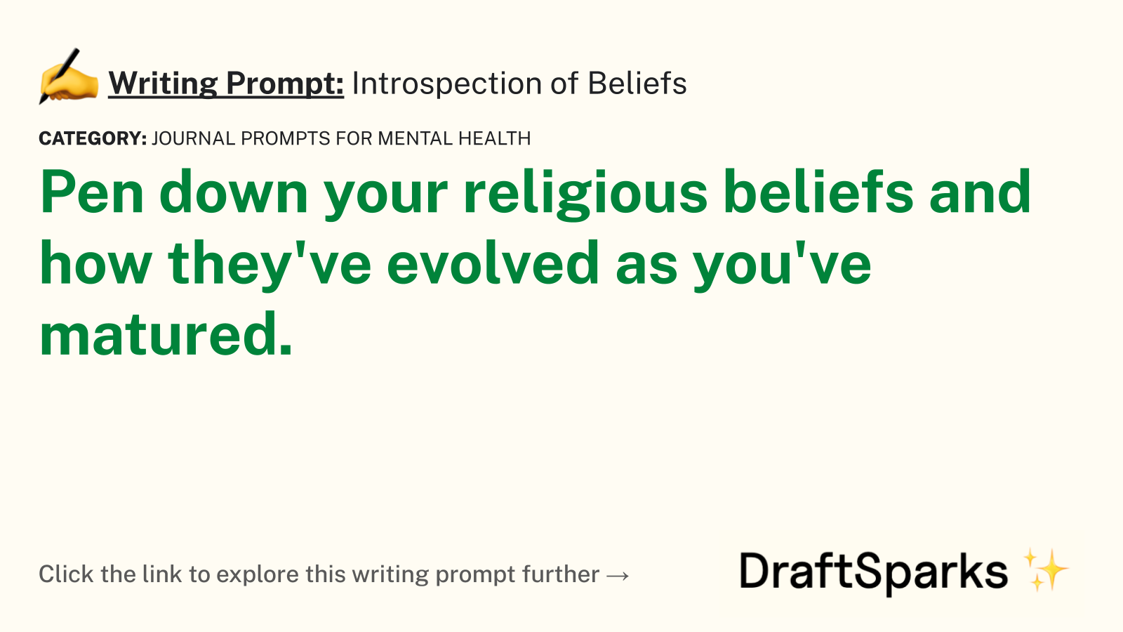 Introspection of Beliefs