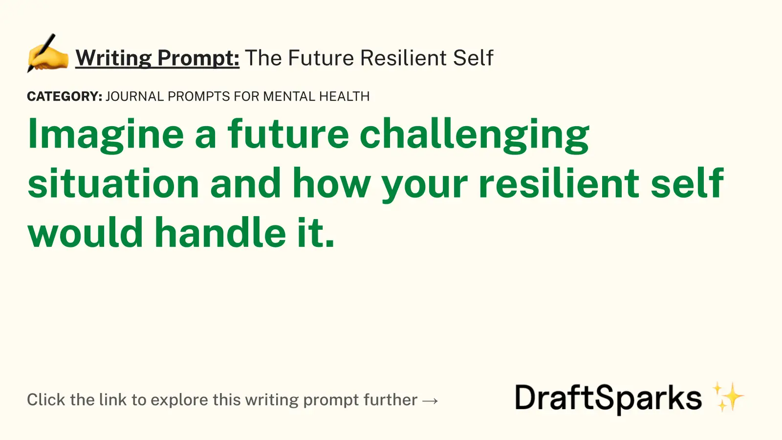 The Future Resilient Self