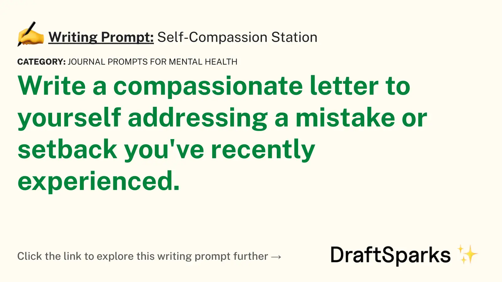 Self-Compassion Station