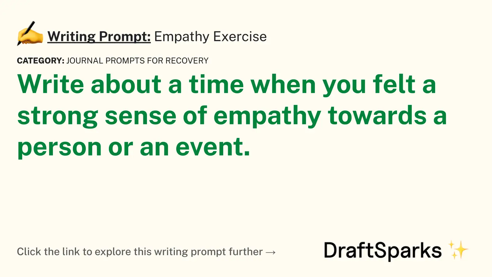 Empathy Exercise