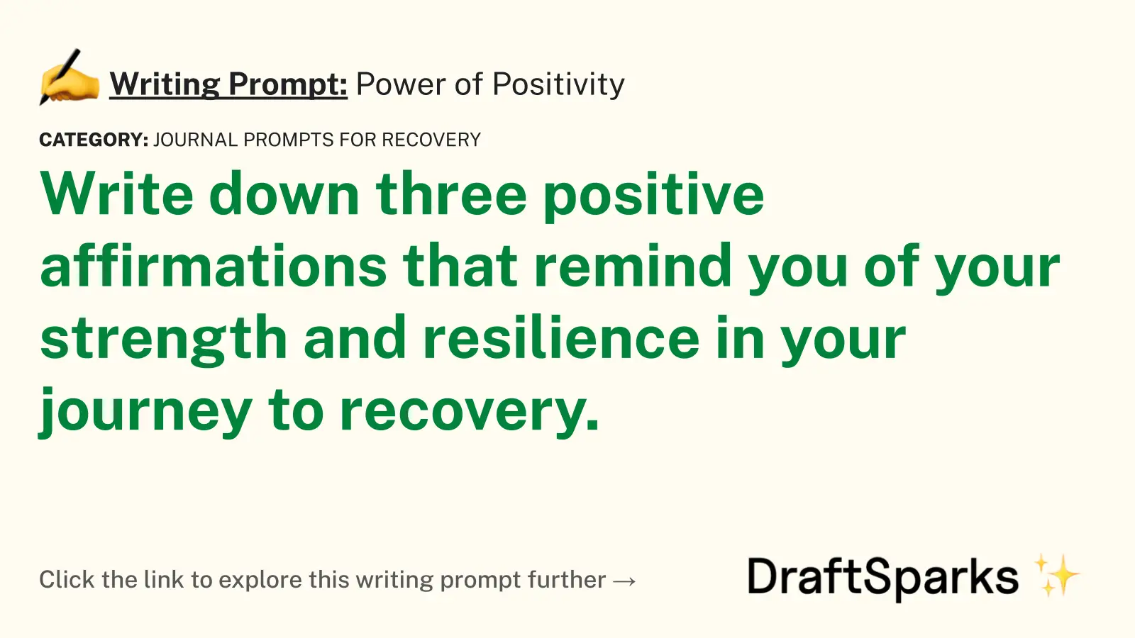 Power of Positivity