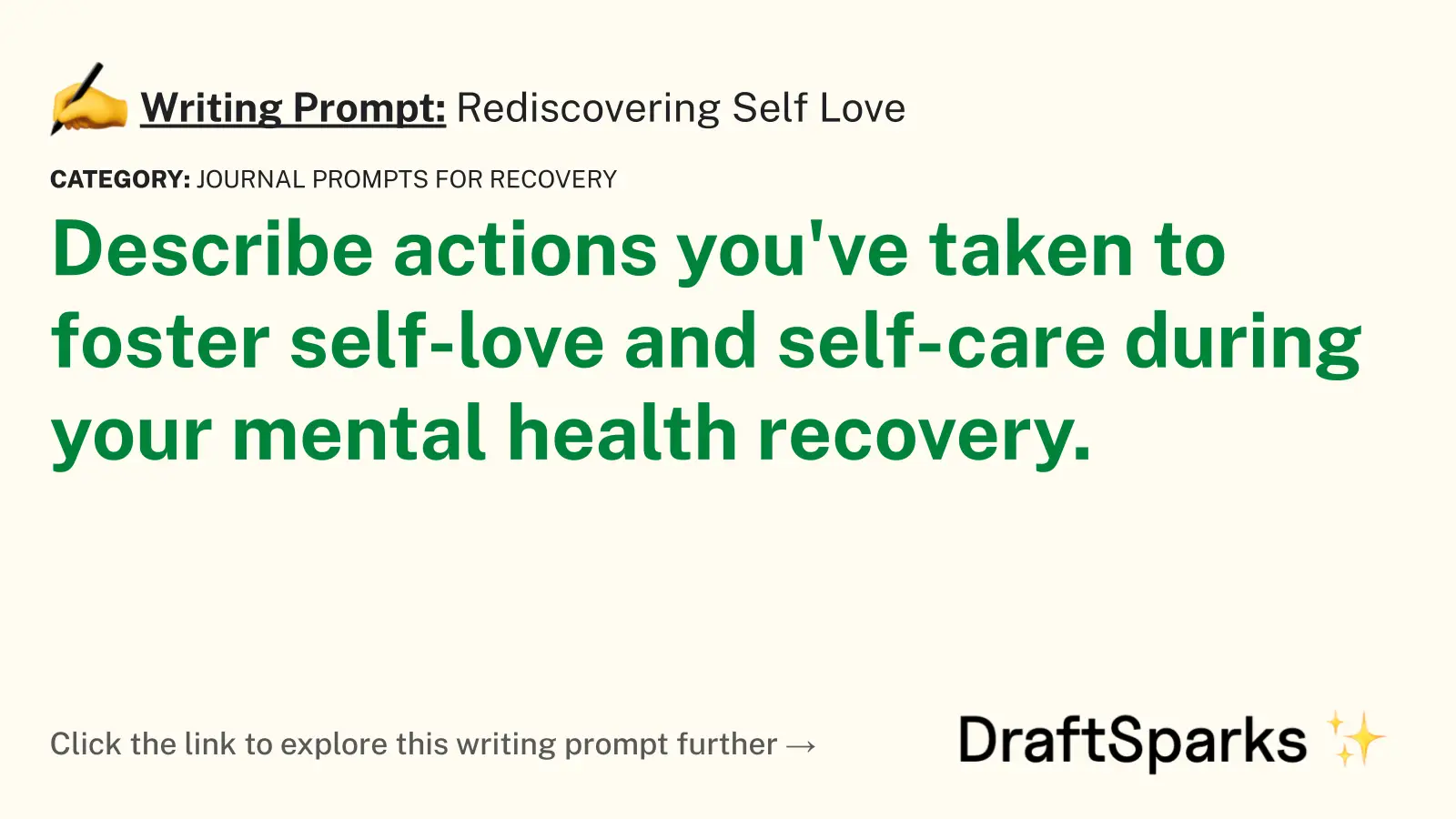 Rediscovering Self Love