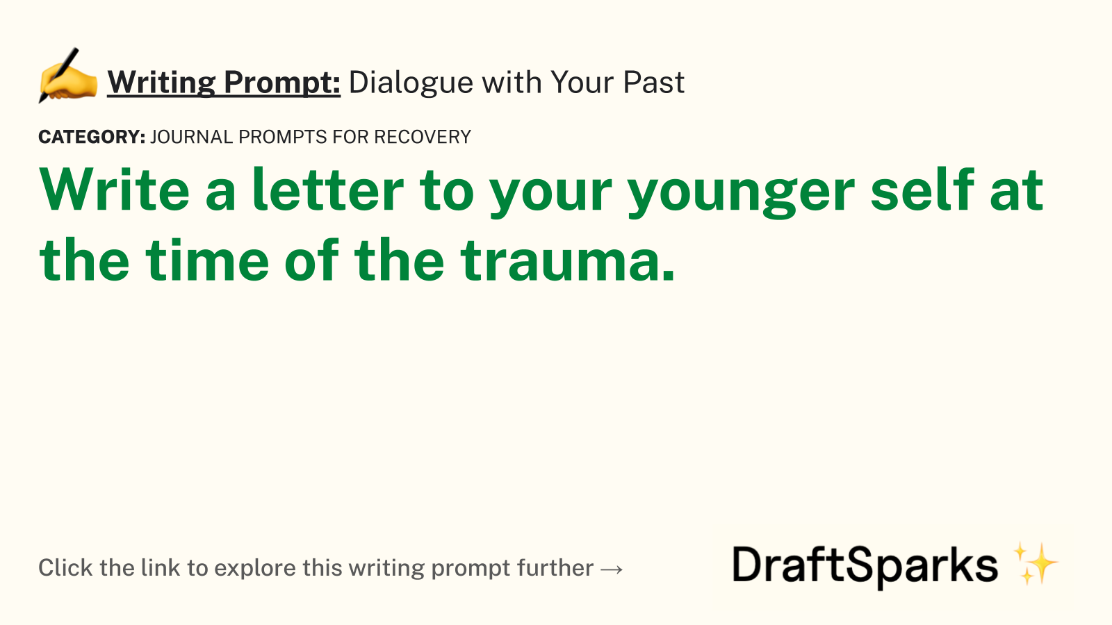 Dialogue with Your Past