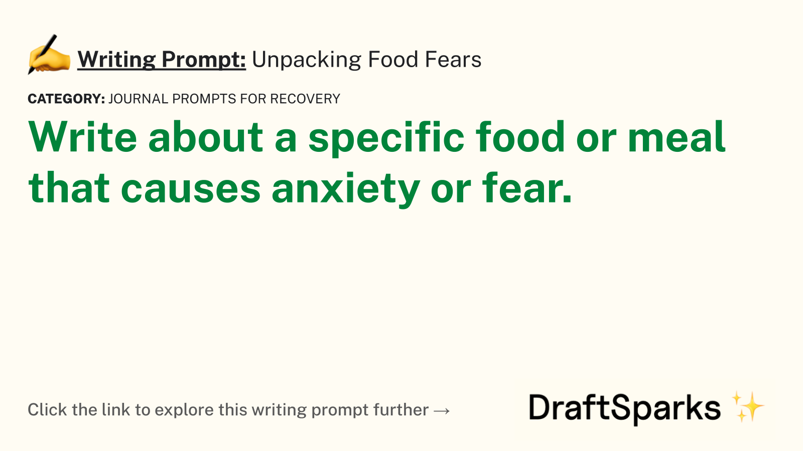 Unpacking Food Fears