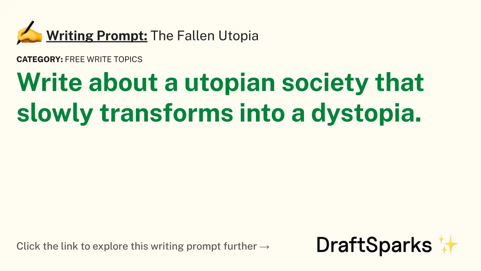The Fallen Utopia