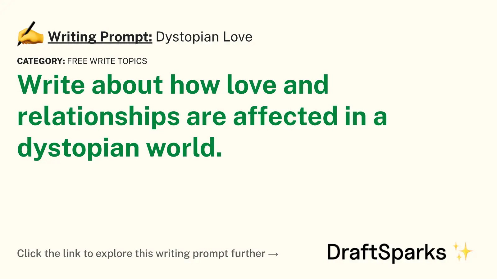 Dystopian Love