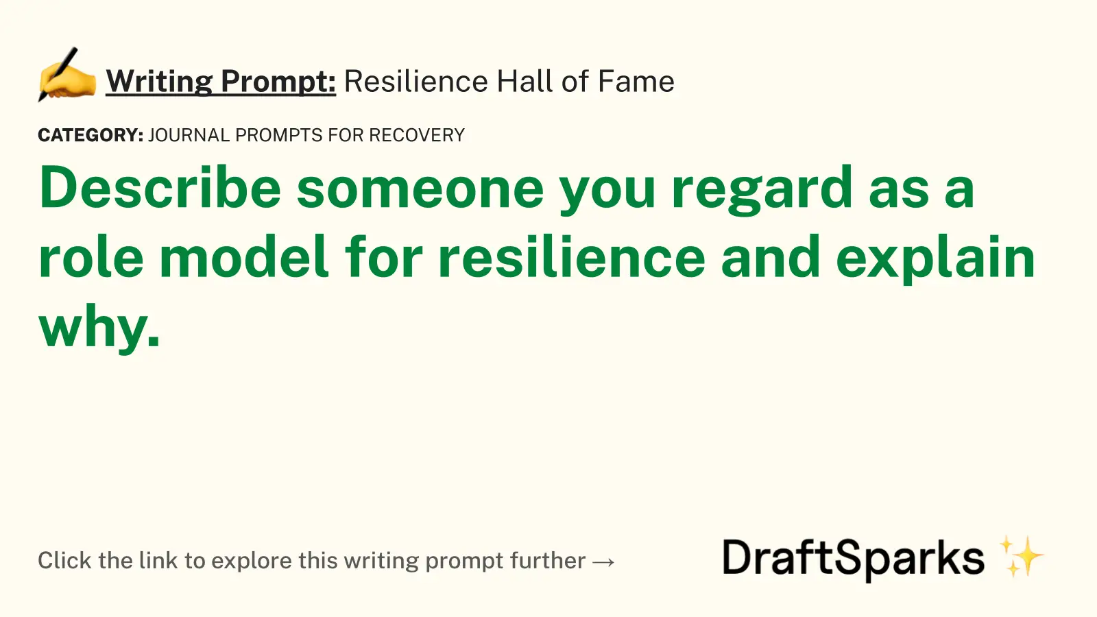 Resilience Hall of Fame