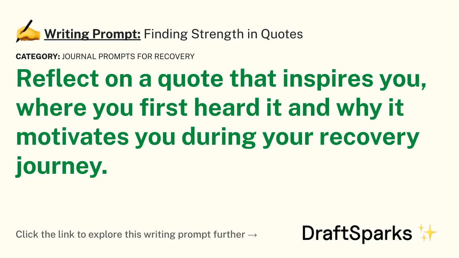 Finding Strength in Quotes