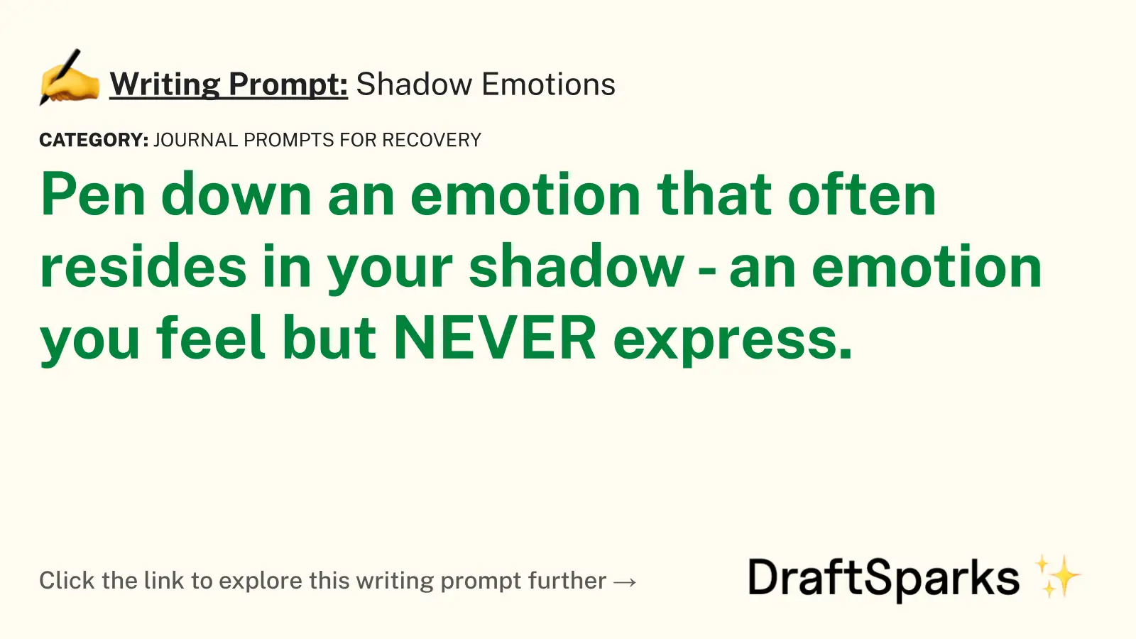 Shadow Emotions