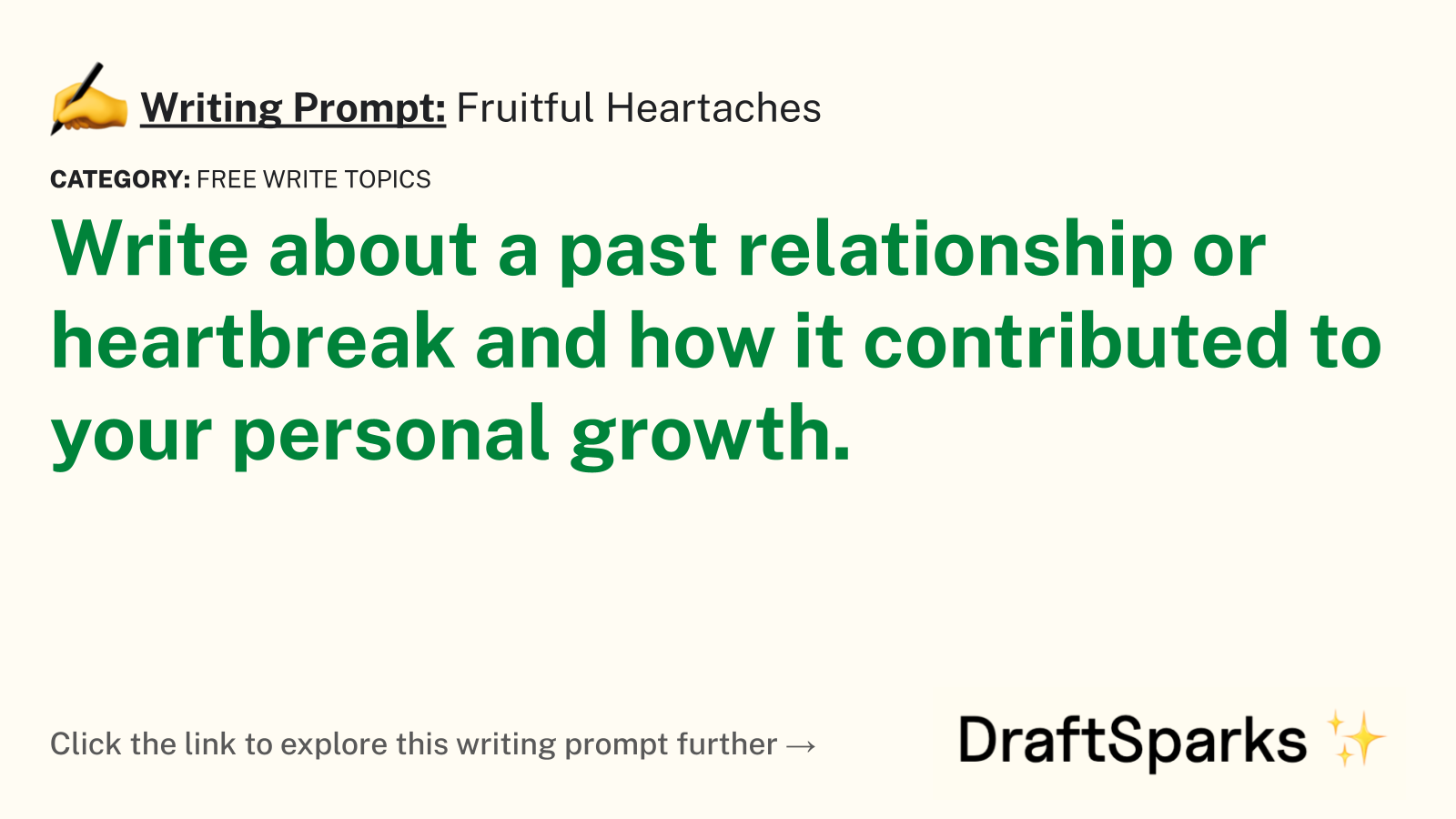 Fruitful Heartaches